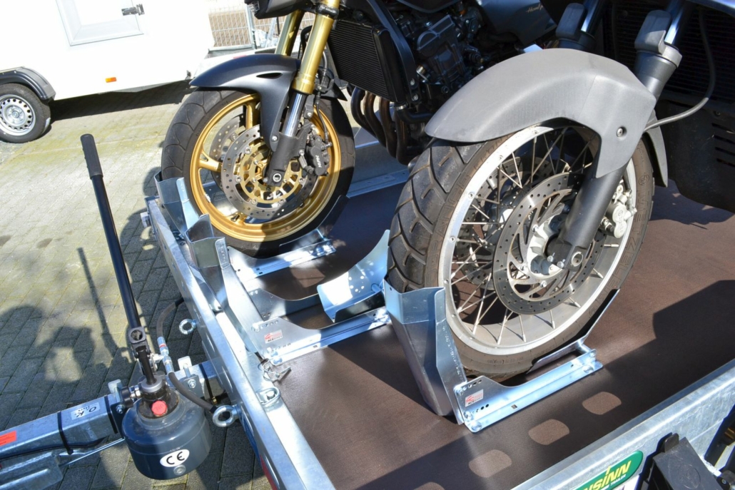 Steadystand fixed montierbare Motorradwippe - Anhänger Lemke