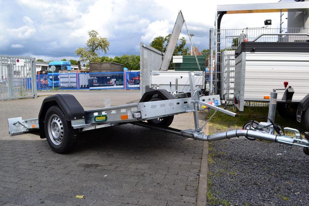 Unsinn kippbarer Motorrad-Anhänger mit Motorradwippe&5 - Anhänger Lemke