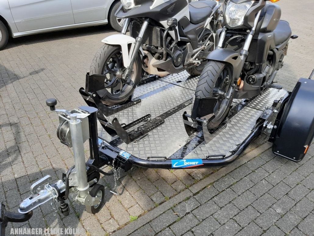 Unsinn kippbarer Motorrad-Anhänger mit Motorradwippe&5 - Anhänger